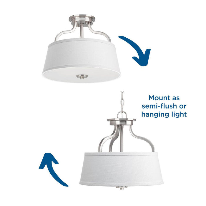 Arden Semi-Flush Mount-Semi-Flush Mts.-Progress Lighting-Lighting Design Store