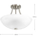 Gather Semi-Flush Convertible-Semi-Flush Mts.-Progress Lighting-Lighting Design Store