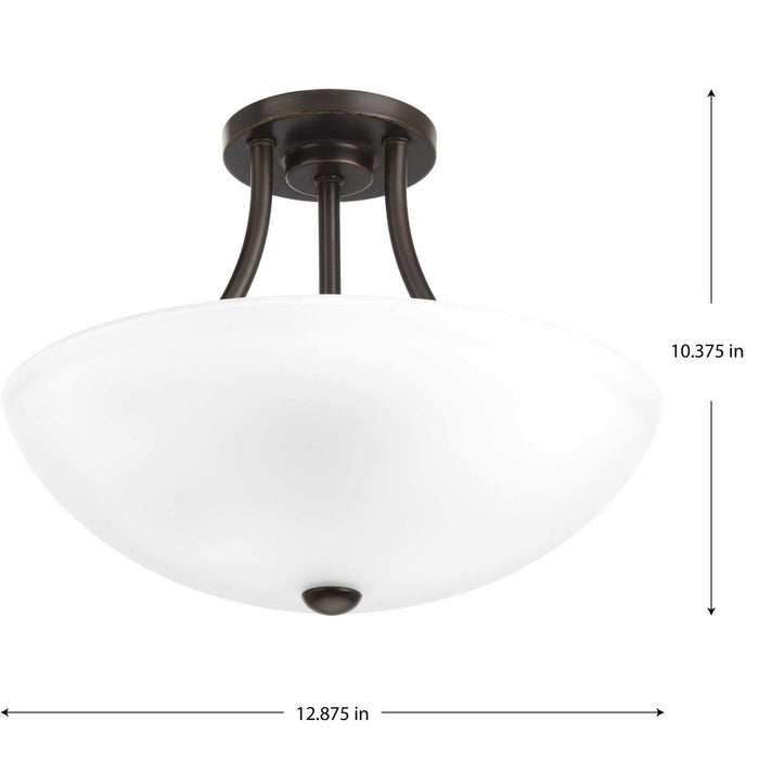 Gather Semi-Flush Convertible-Semi-Flush Mts.-Progress Lighting-Lighting Design Store