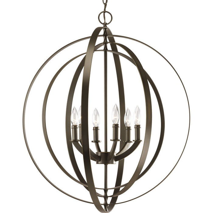 Equinox Foyer Pendant-Mid. Chandeliers-Progress Lighting-Lighting Design Store
