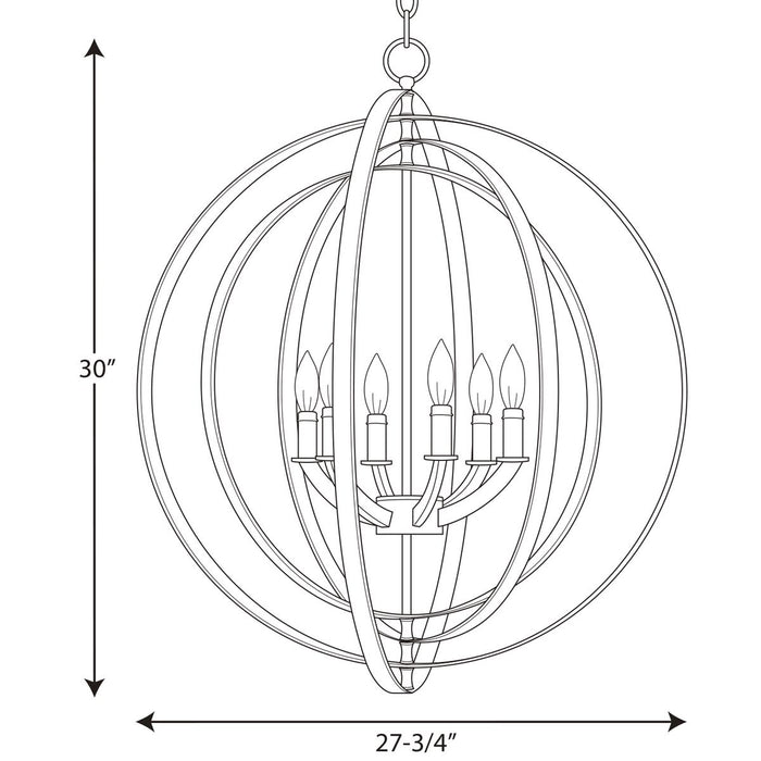 Equinox Pendant-Foyer/Hall Lanterns-Progress Lighting-Lighting Design Store