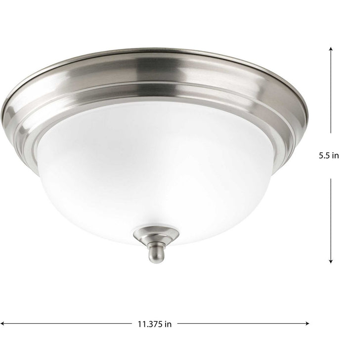 One Light Close-to-Ceiling-Flush Mounts-Progress Lighting-Lighting Design Store