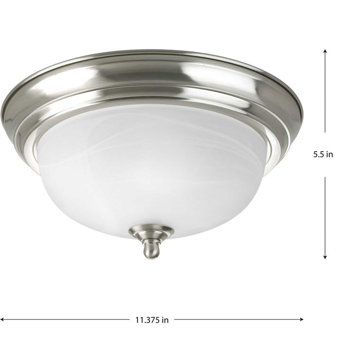 One Light Close-to-Ceiling-Flush Mounts-Progress Lighting-Lighting Design Store