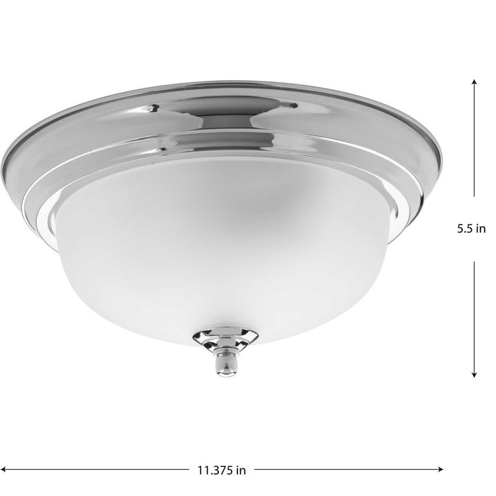 One Light Flush Mount-Flush Mounts-Progress Lighting-Lighting Design Store