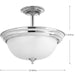 Two Light Semi-Flush Convertible-Semi-Flush Mts.-Progress Lighting-Lighting Design Store