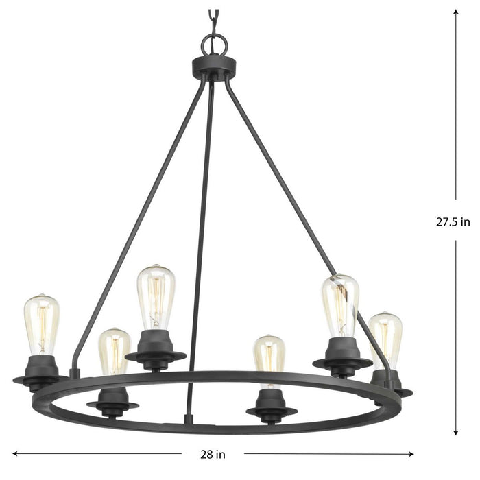 Debut Chandelier-Mid. Chandeliers-Progress Lighting-Lighting Design Store
