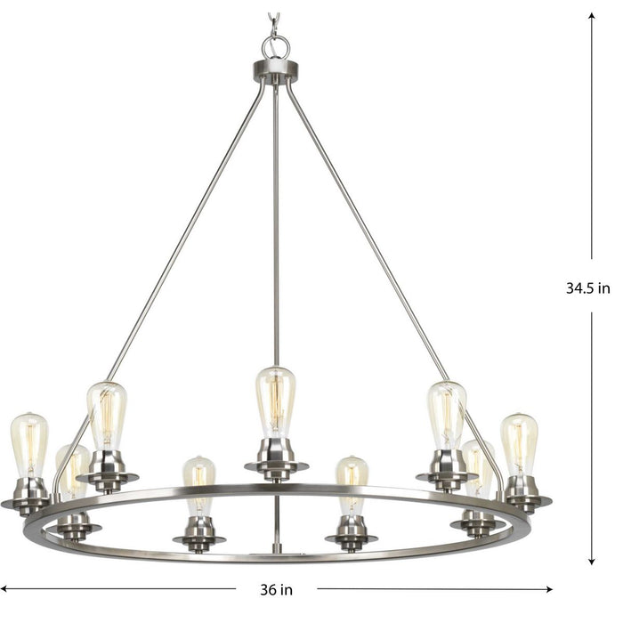 Debut Chandelier-Mid. Chandeliers-Progress Lighting-Lighting Design Store