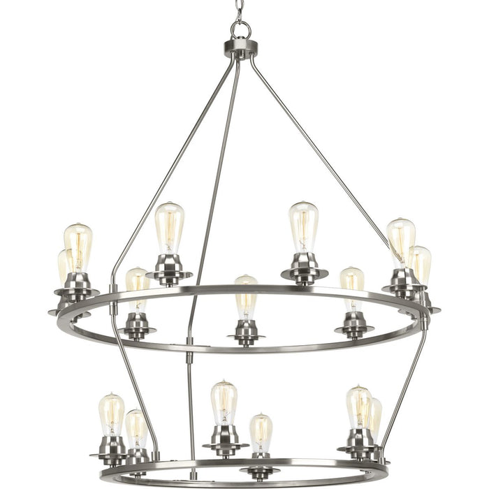 Debut 15 Light Chandelier-Large Chandeliers-Progress Lighting-Lighting Design Store