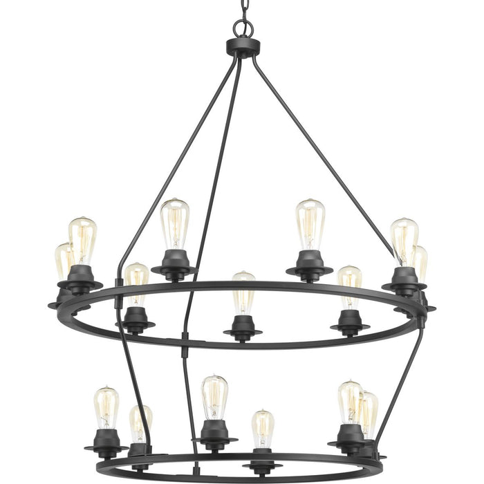 Debut 15 Light Chandelier-Large Chandeliers-Progress Lighting-Lighting Design Store