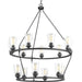 Debut 15 Light Chandelier-Large Chandeliers-Progress Lighting-Lighting Design Store