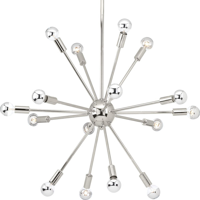 Ion 16 Light Chandelier-Large Chandeliers-Progress Lighting-Lighting Design Store