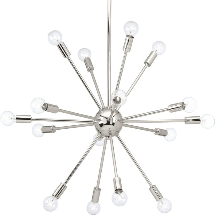 Ion 16 Light Chandelier-Large Chandeliers-Progress Lighting-Lighting Design Store