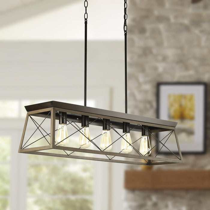 Briarwood Linear Chandelier-Linear/Island-Progress Lighting-Lighting Design Store