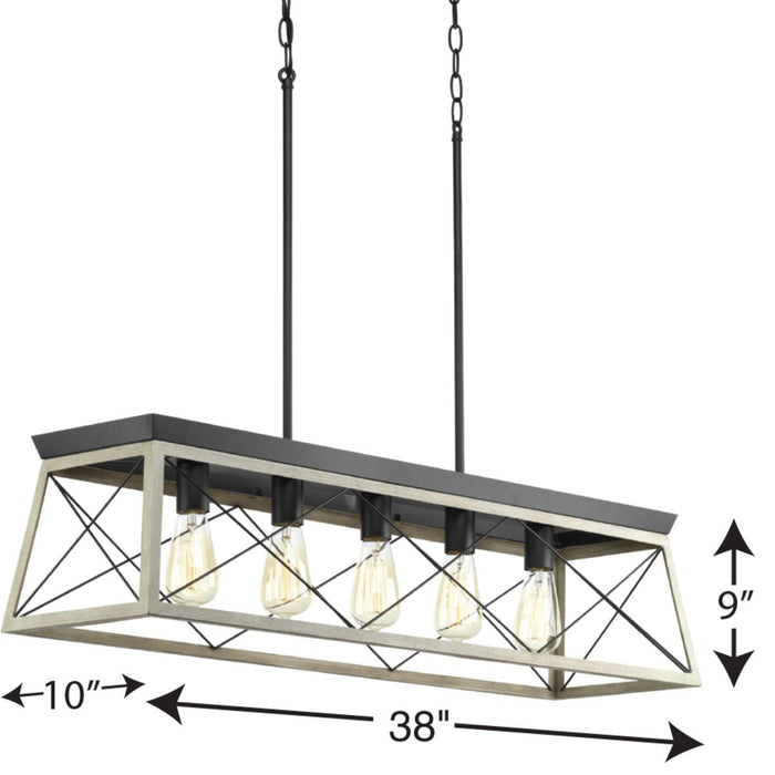 Briarwood Linear Chandelier-Linear/Island-Progress Lighting-Lighting Design Store