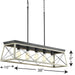 Briarwood Linear Chandelier-Linear/Island-Progress Lighting-Lighting Design Store