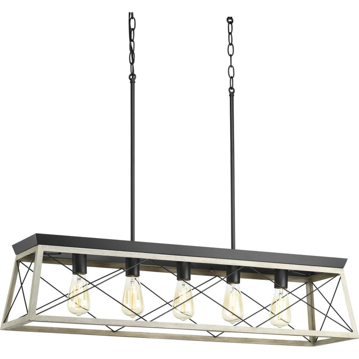 Briarwood Linear Chandelier-Linear/Island-Progress Lighting-Lighting Design Store
