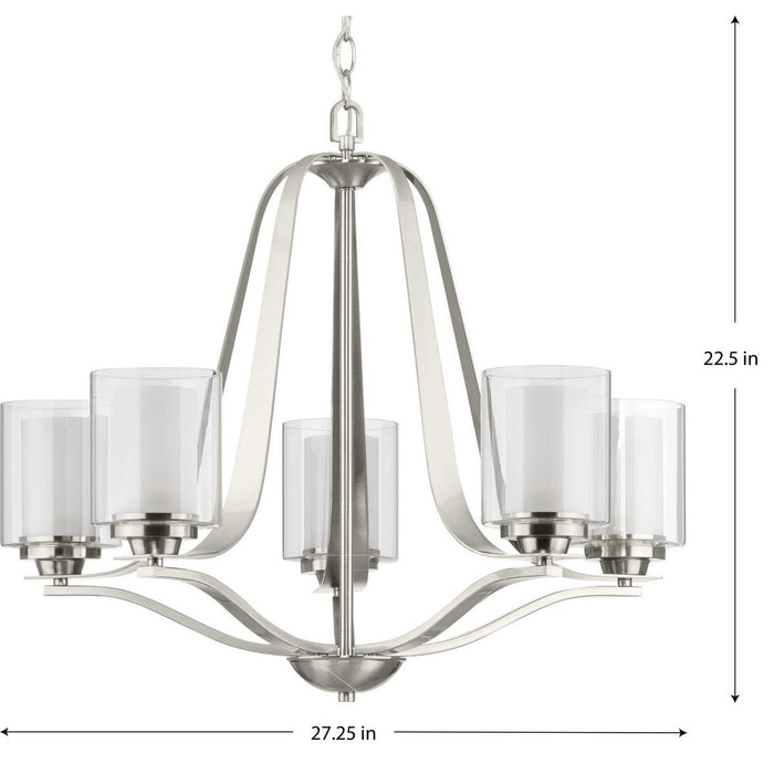 Kene Chandelier-Mid. Chandeliers-Progress Lighting-Lighting Design Store
