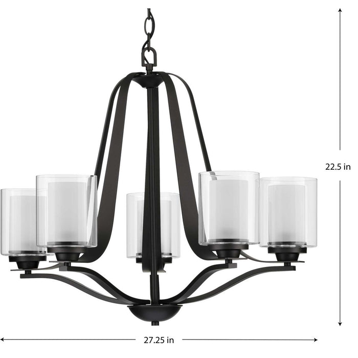 Kene Chandelier-Mid. Chandeliers-Progress Lighting-Lighting Design Store