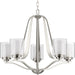 Kene Chandelier-Mid. Chandeliers-Progress Lighting-Lighting Design Store