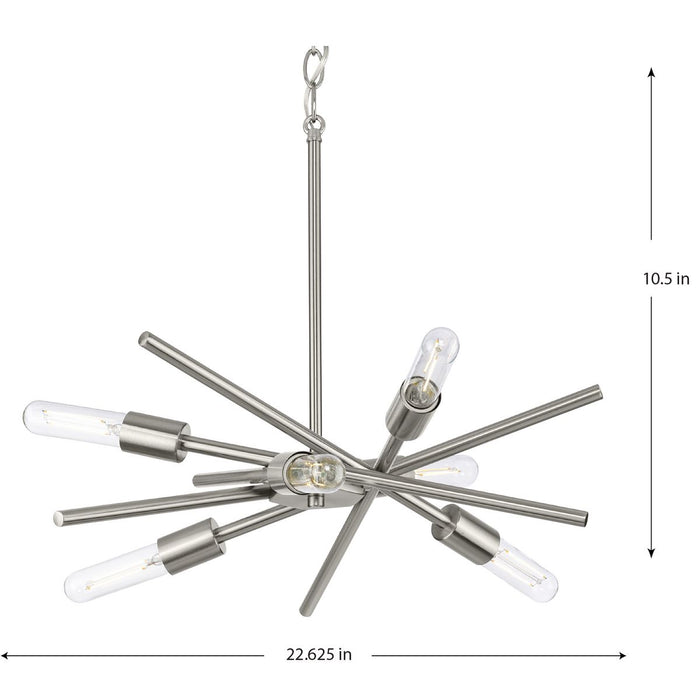 Astra Chandelier-Mid. Chandeliers-Progress Lighting-Lighting Design Store