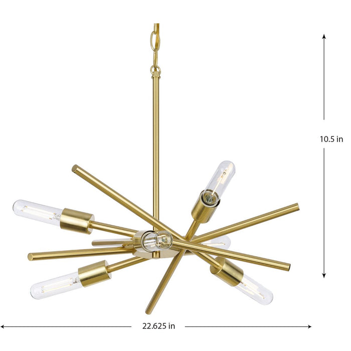 Astra Chandelier-Mid. Chandeliers-Progress Lighting-Lighting Design Store