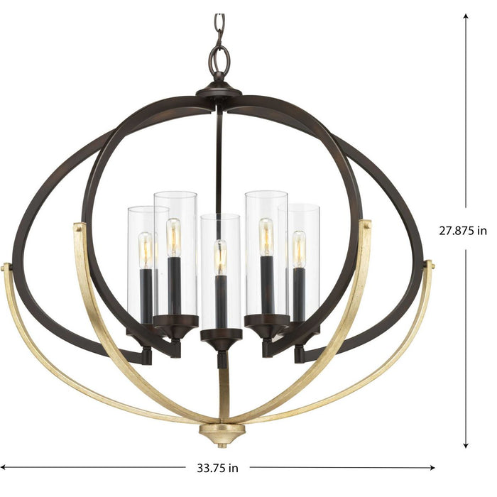 Evoke Chandelier-Mid. Chandeliers-Progress Lighting-Lighting Design Store