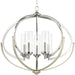 Evoke Chandelier-Mid. Chandeliers-Progress Lighting-Lighting Design Store
