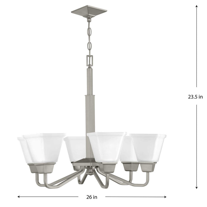 Clifton Hs Chandelier-Mid. Chandeliers-Progress Lighting-Lighting Design Store