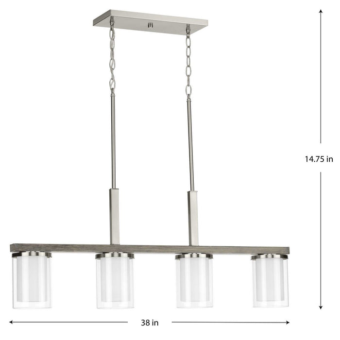 Mast Linear Chandelier-Linear/Island-Progress Lighting-Lighting Design Store