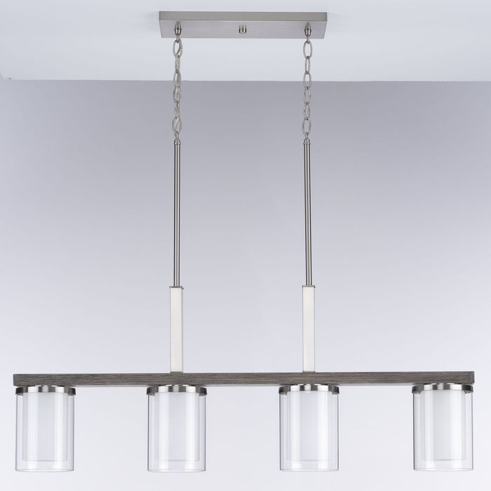 Mast Linear Chandelier-Linear/Island-Progress Lighting-Lighting Design Store