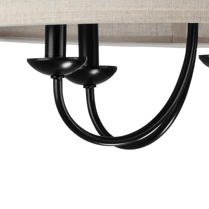 Drum Shade Chandelier-Mid. Chandeliers-Progress Lighting-Lighting Design Store