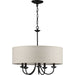 Drum Shade Chandelier-Mid. Chandeliers-Progress Lighting-Lighting Design Store