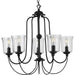 Bowman Chandelier-Mid. Chandeliers-Progress Lighting-Lighting Design Store