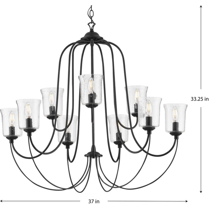 Bowman Chandelier-Large Chandeliers-Progress Lighting-Lighting Design Store