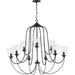 Bowman Chandelier-Large Chandeliers-Progress Lighting-Lighting Design Store