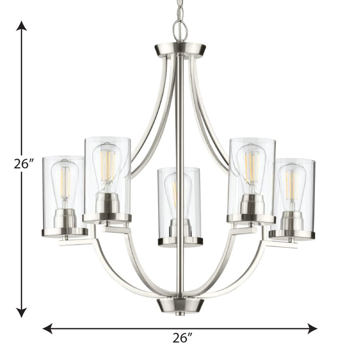 Lassiter Chandelier-Mid. Chandeliers-Progress Lighting-Lighting Design Store