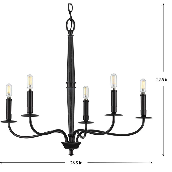 Durrell Chandelier-Mid. Chandeliers-Progress Lighting-Lighting Design Store