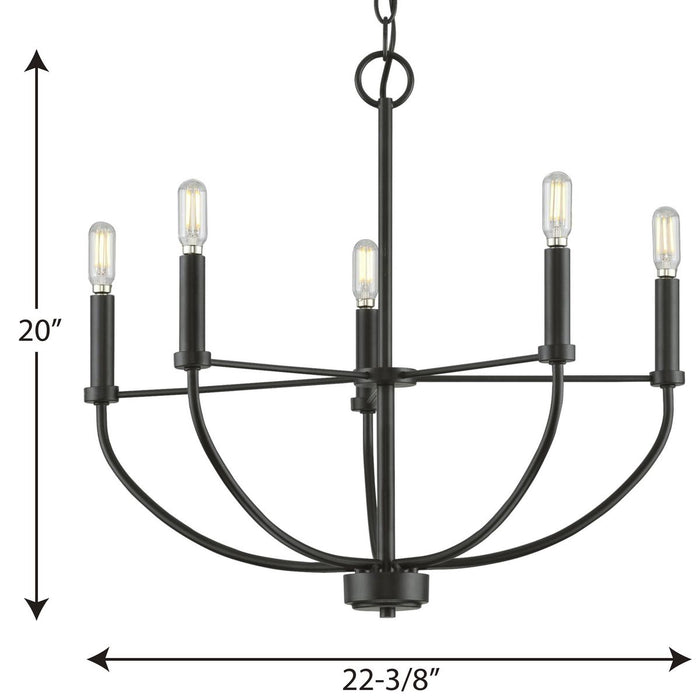 Leyden Chandelier-Mid. Chandeliers-Progress Lighting-Lighting Design Store