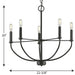 Leyden Chandelier-Mid. Chandeliers-Progress Lighting-Lighting Design Store
