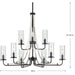 Riley Chandelier-Mid. Chandeliers-Progress Lighting-Lighting Design Store