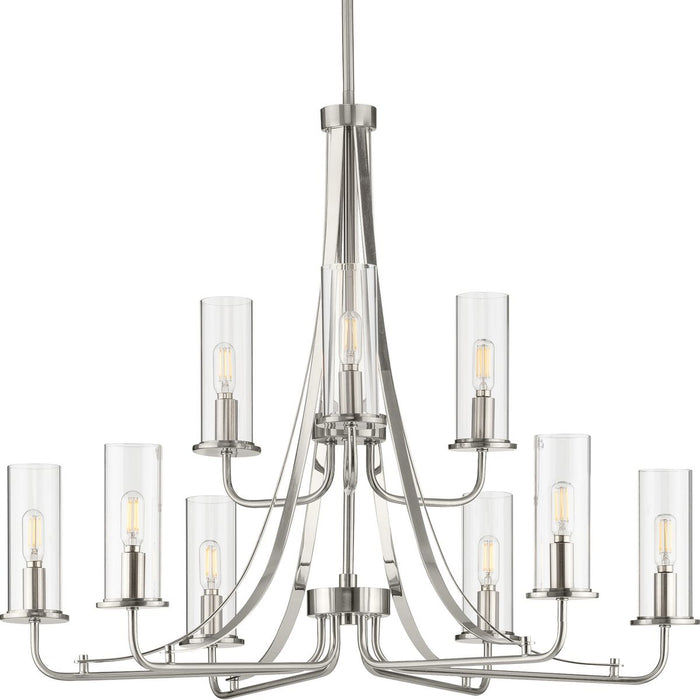Riley Chandelier-Mid. Chandeliers-Progress Lighting-Lighting Design Store