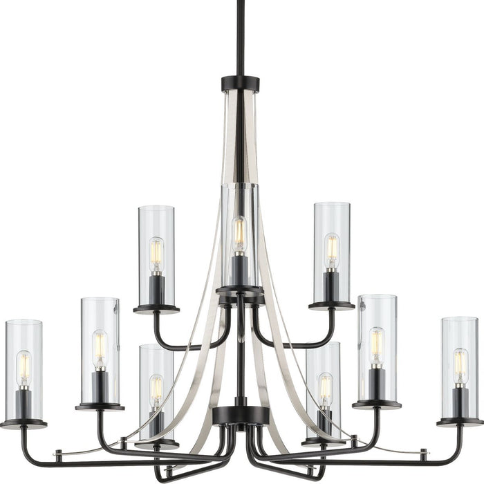 Riley Chandelier-Mid. Chandeliers-Progress Lighting-Lighting Design Store