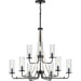 Riley Chandelier-Mid. Chandeliers-Progress Lighting-Lighting Design Store