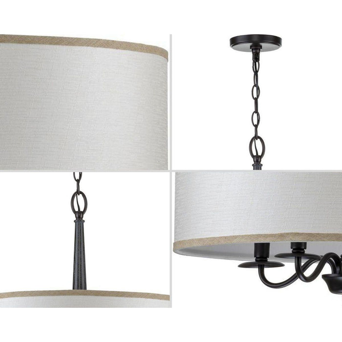 Durrell Chandelier-Mid. Chandeliers-Progress Lighting-Lighting Design Store