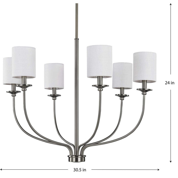 Bonita Foyer Chandelier-Mid. Chandeliers-Progress Lighting-Lighting Design Store