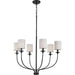 Bonita Foyer Chandelier-Mid. Chandeliers-Progress Lighting-Lighting Design Store
