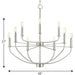 Leyden Chandelier-Mid. Chandeliers-Progress Lighting-Lighting Design Store