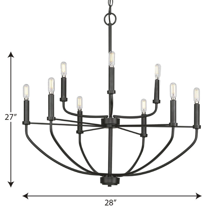 Leyden Chandelier-Mid. Chandeliers-Progress Lighting-Lighting Design Store