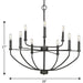 Leyden Chandelier-Mid. Chandeliers-Progress Lighting-Lighting Design Store