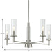 Kellwyn Chandelier-Mid. Chandeliers-Progress Lighting-Lighting Design Store